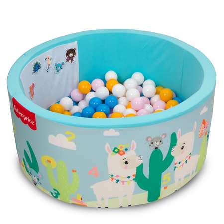 Бассейн Hotenok сухой Fisher Price Изучаем цифры в саванне 40 см 200 шаров Sbh149SP_FP