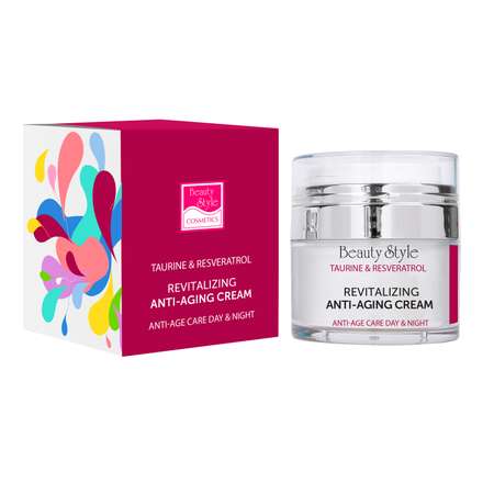 Крем для лица Beauty Style возрождающий Anti Age plus 24 часа Taurine Resveratrol 30 мл