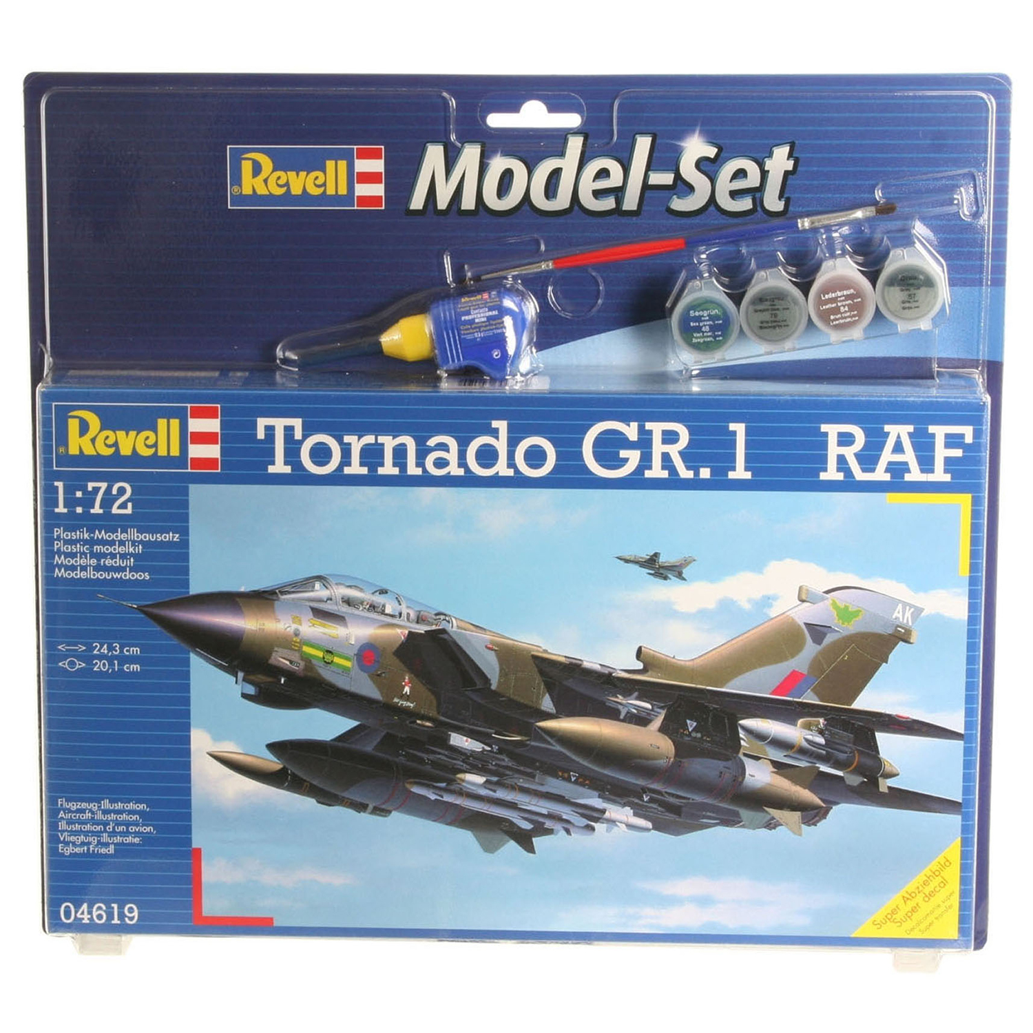 Сборная модель Revell самолета Model Set Tornado GR Mk 1 RAF 64619 - фото 2