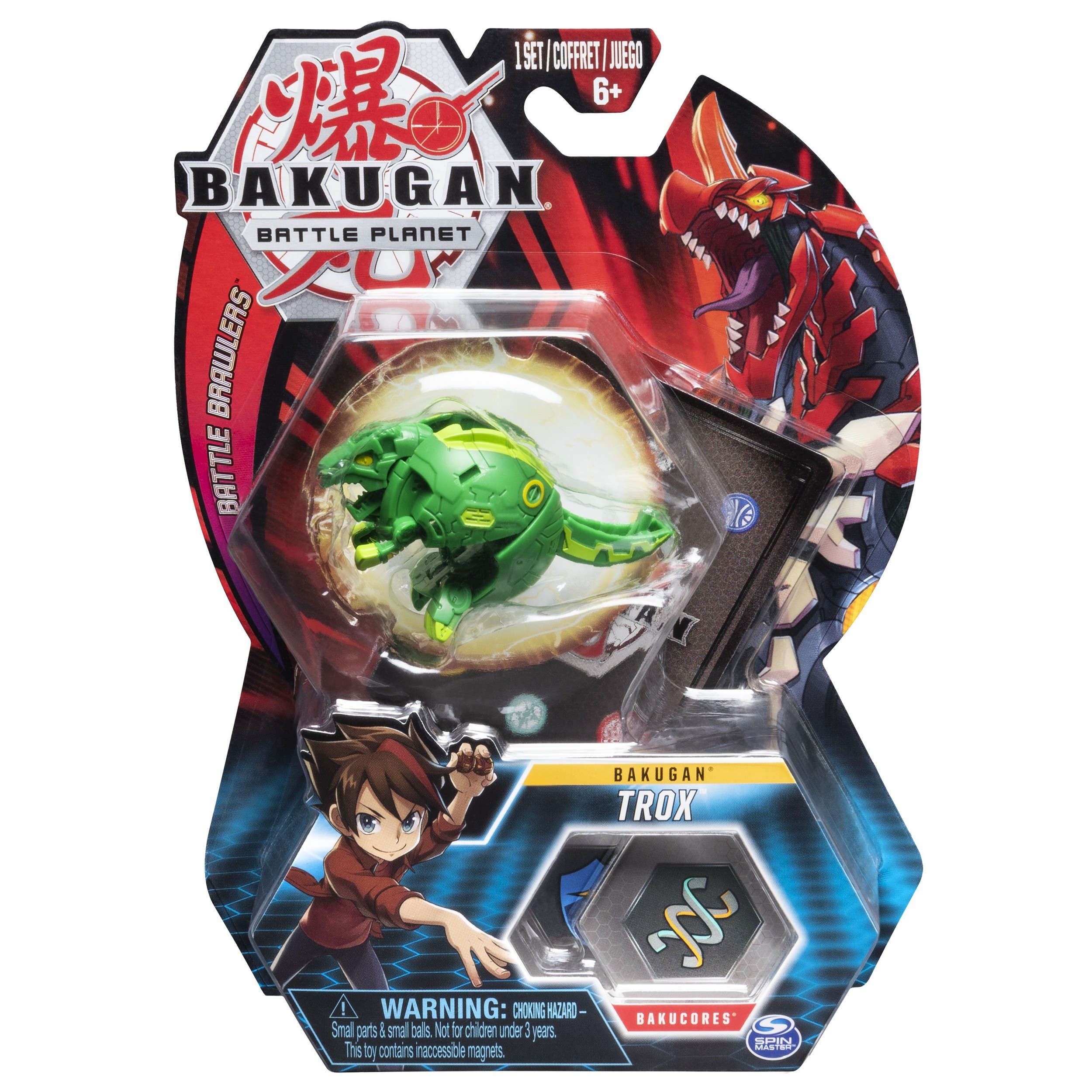 Фигурка-трансформер Bakugan T-Rex Green 6045148/20103979 купить по цене 49  ₽ в интернет-магазине Детский мир