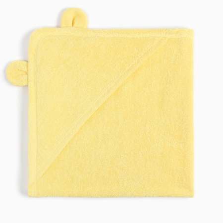 Набор для купания Крошка Я полотенце-уголок 85x85см полотенце 40x55см рукавица
