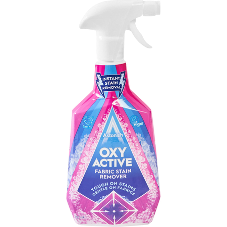 Пятновыводитель Astonish активный для тканей OXY ACTIVE FABRIC STAIN REMOVER