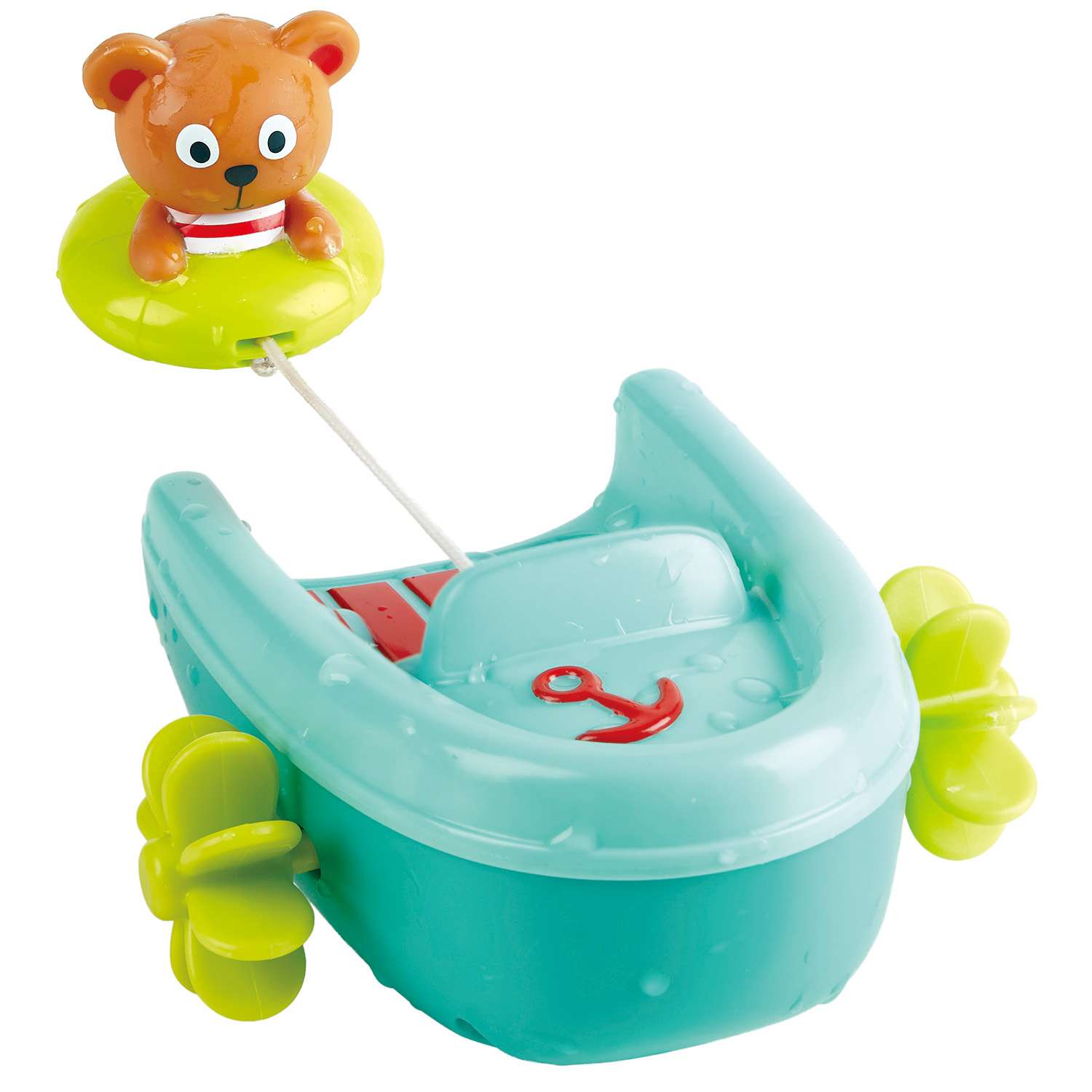 Игрушка для купания HAPE Мишка на тюбинге - фото 3