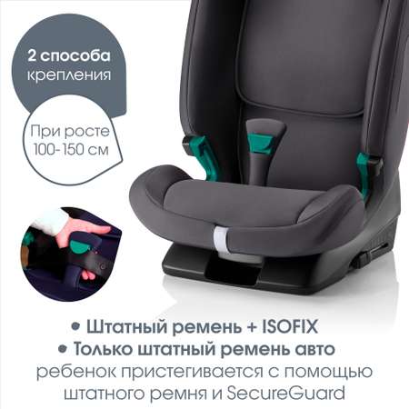 Автокресло Britax Roemer Evolvafix midnight grey