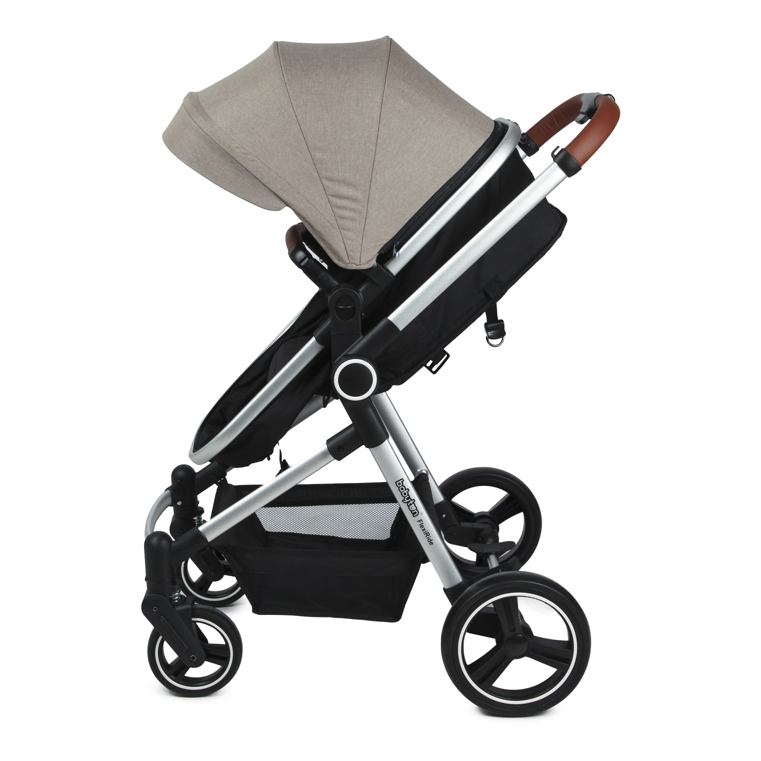 Коляска 3в1 Babyton Flexi Ride Black-Beige - фото 15