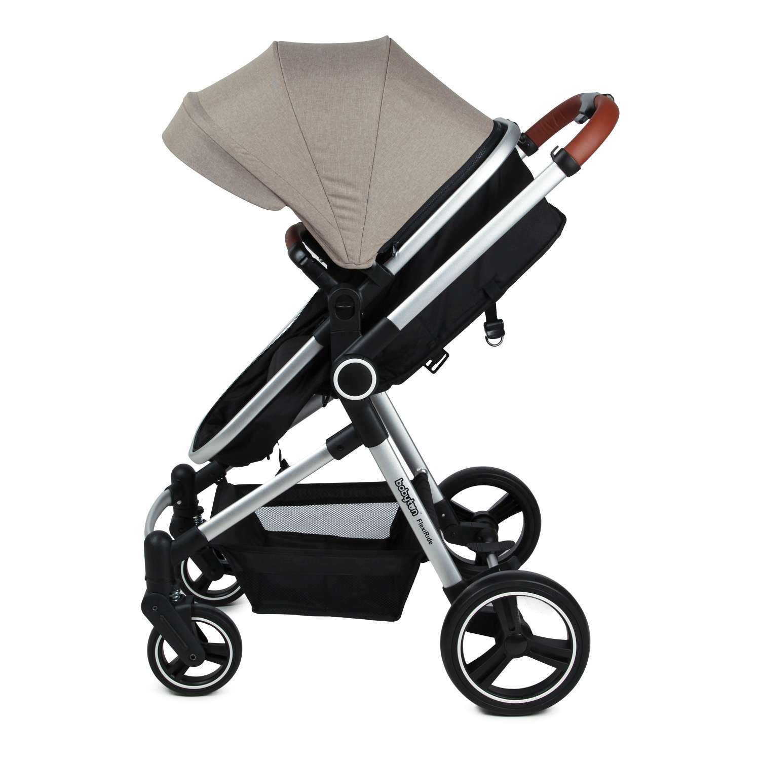 Коляска 3в1 Babyton Flexi Ride Black-Beige - фото 15