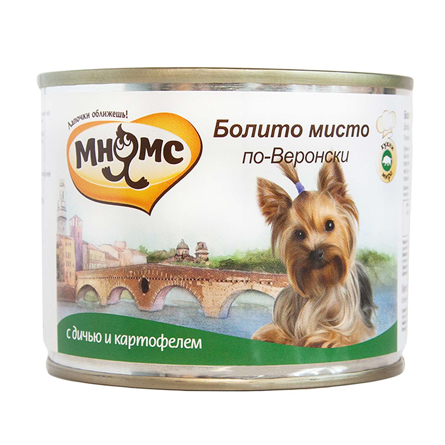 Корм для собак Мнямс Болито мисто по-Веронски дичь с картофелем консервы 200г - фото 1