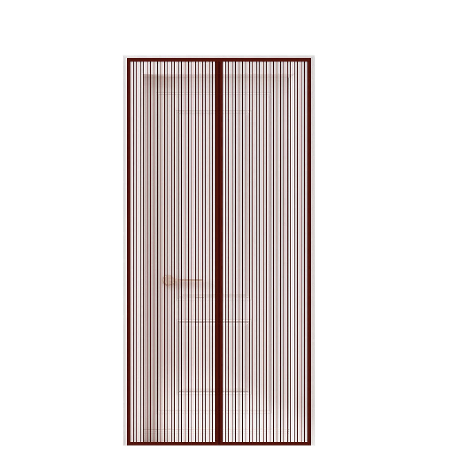 Москитная сетка DASWERK на дверь на магнитах от насекомых 100х210 см - фото 1