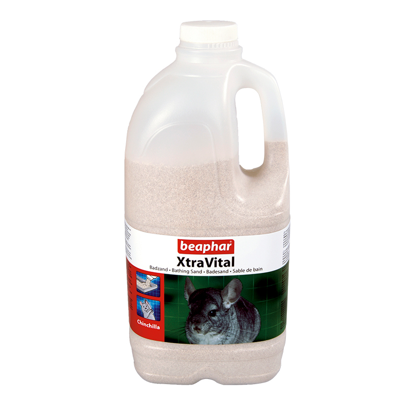 Песок для шиншилл Beaphar Xtra Vital для купания 2л - фото 1
