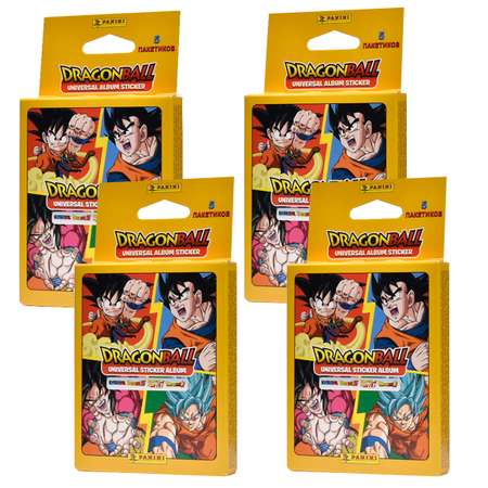 Набор коллекционных наклеек Panini Dragonball Жемчуг Дракона 20 пакетиков в экоблистере