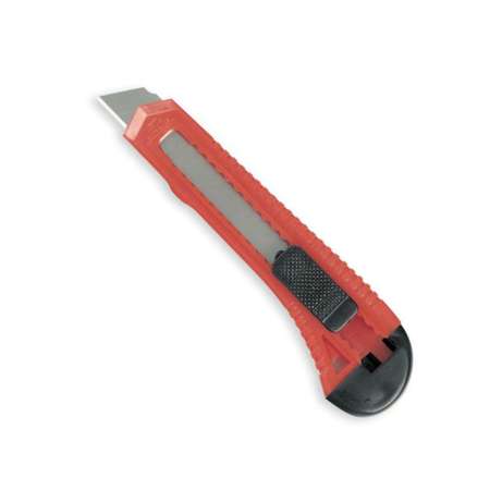 Набор канцелярских ножей Attache 9 мм 18 мм с фиксатором красный 15 шт