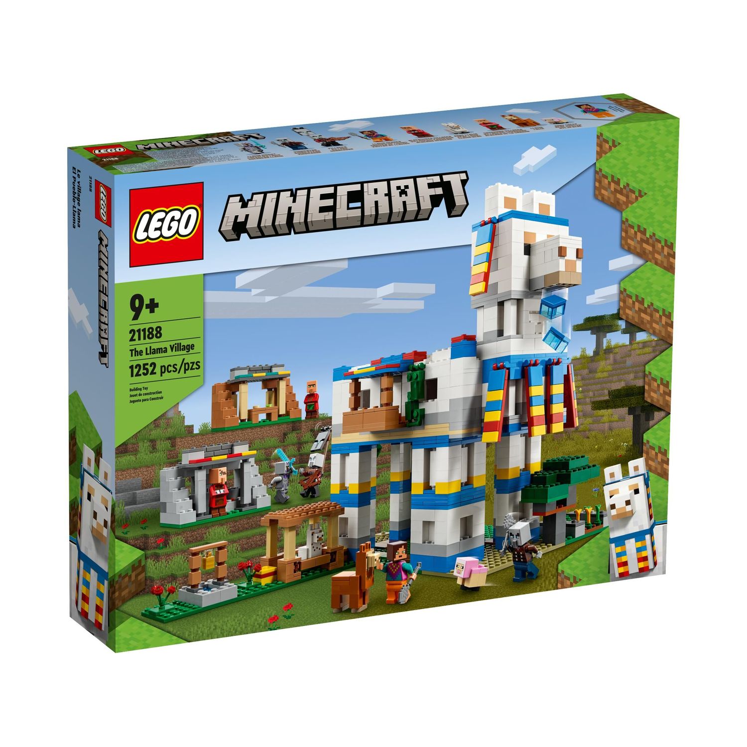 Конструктор LEGO Minecraft The Llama Village 21188 купить по цене 14999 ₽ в  интернет-магазине Детский мир