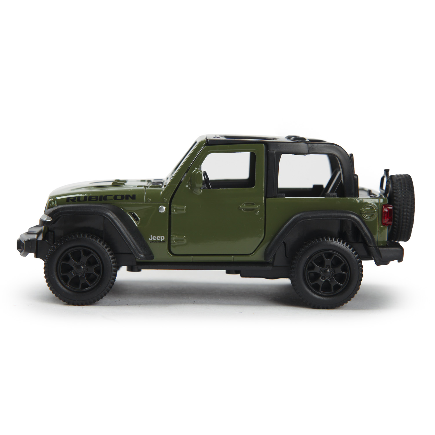 Автомобиль Mobicaro Jeep Rubicon Open Top 1:32 зеленый 544060NT(А) - фото 3