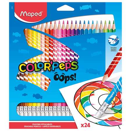 Карандаши цветные MAPED Oops 24цв 1506173