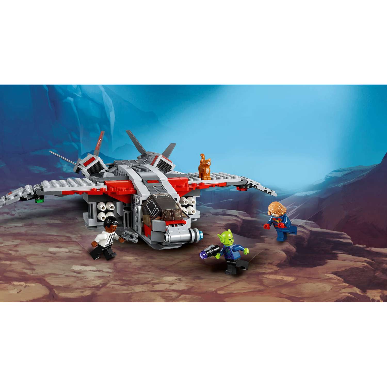 Конструктор LEGO Marvel Super Heroes Капитан Марвел и атака скруллов 76127 - фото 7
