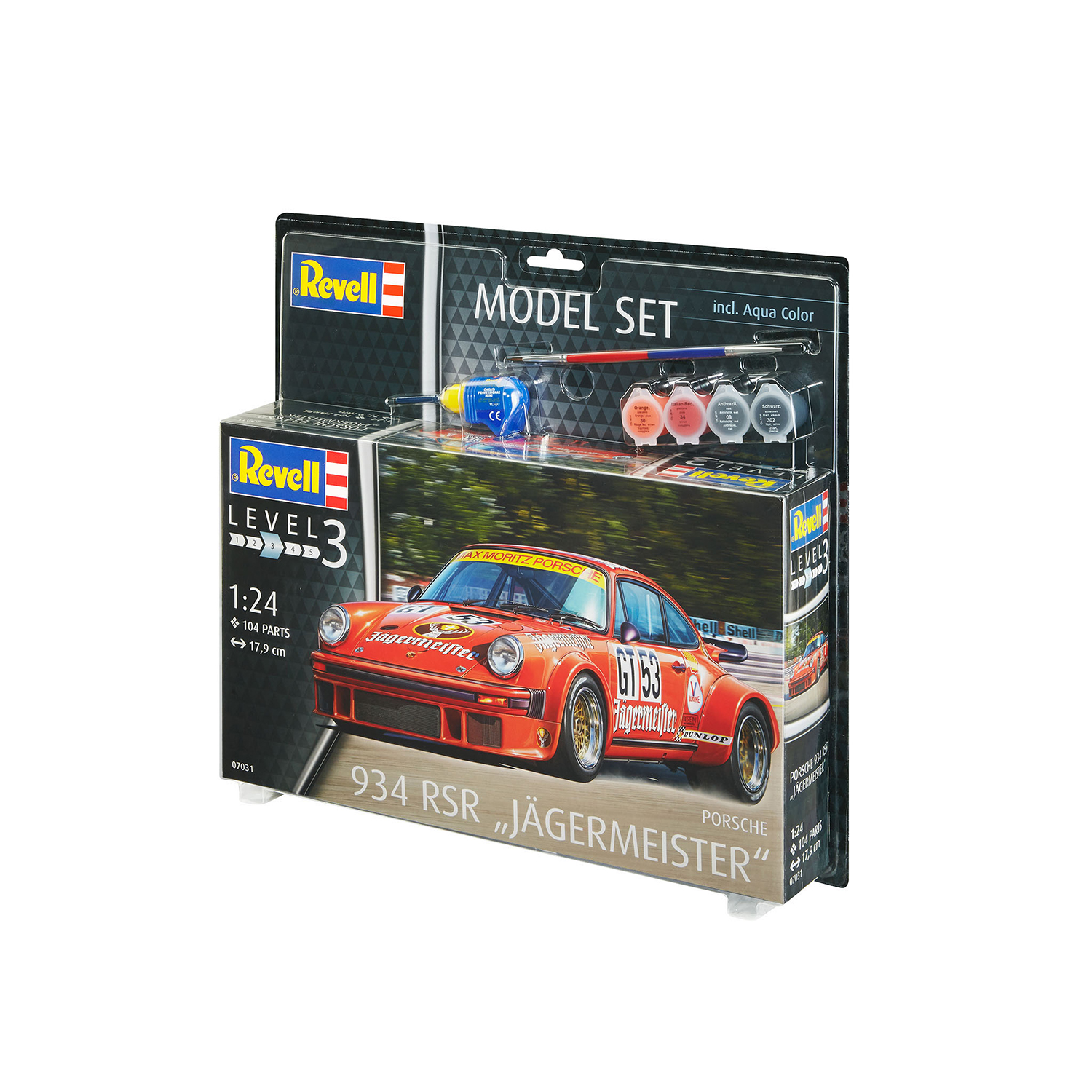 Сборная модель Revell Автомобиль Porsche 934 RSR Jägermeister 67031 - фото 3