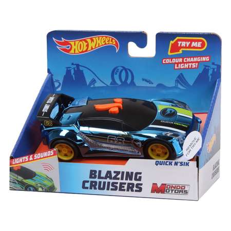 Машина Hot Wheels Blazing Cruiser Quick N sik Синие колеса 51200