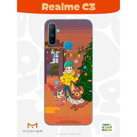 Силиконовый чехол Mcover для смартфона Realme C3 Союзмультфильм Подготовка к празднику