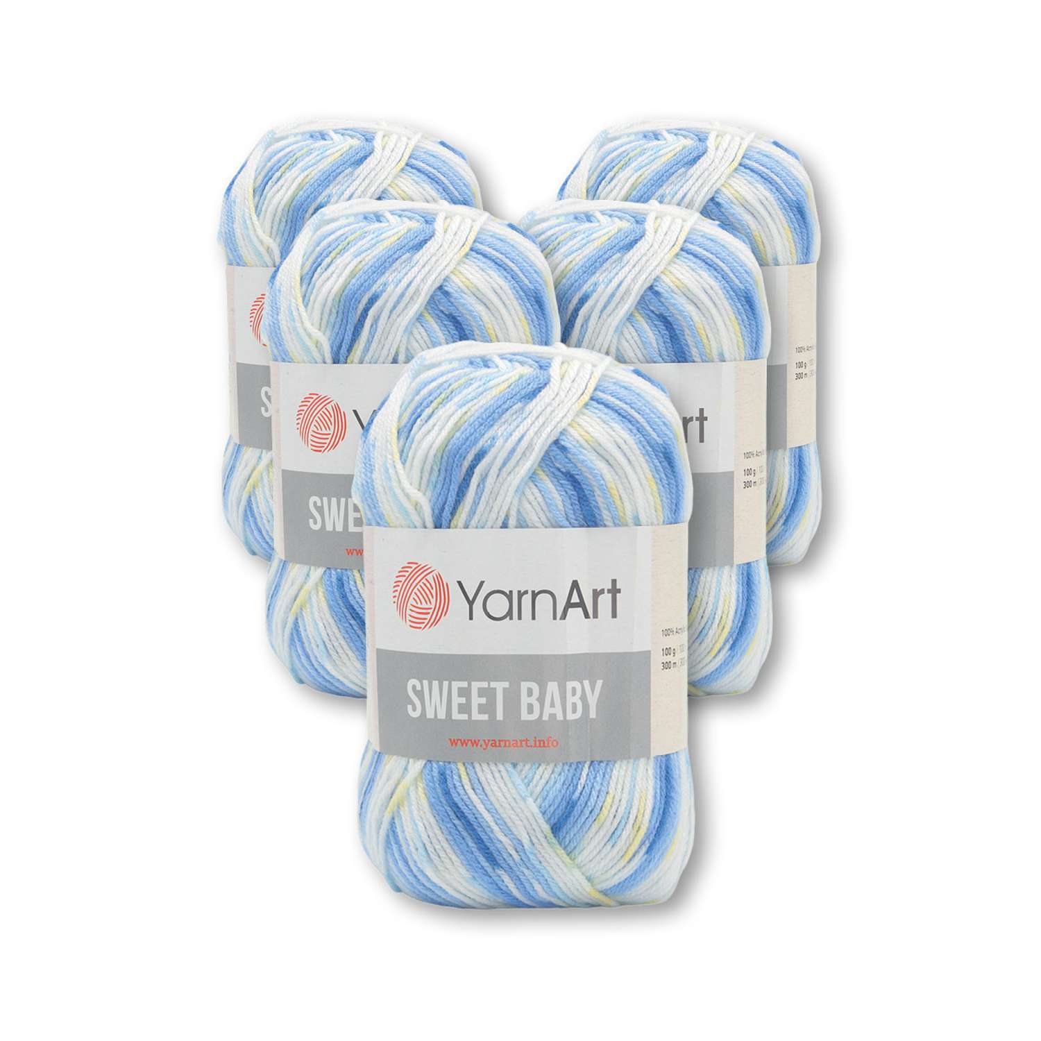 YARNART SWEET BABY - BABY YARN VARIEGATED - 906