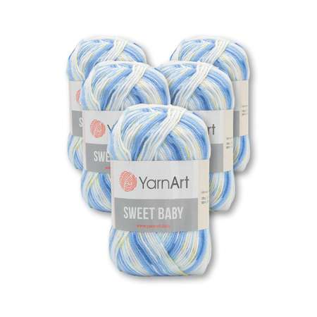 Пряжа для вязания YarnArt Sweet Baby 100 гр 300 м акрил тонкая детская 5 мотков цвет 900