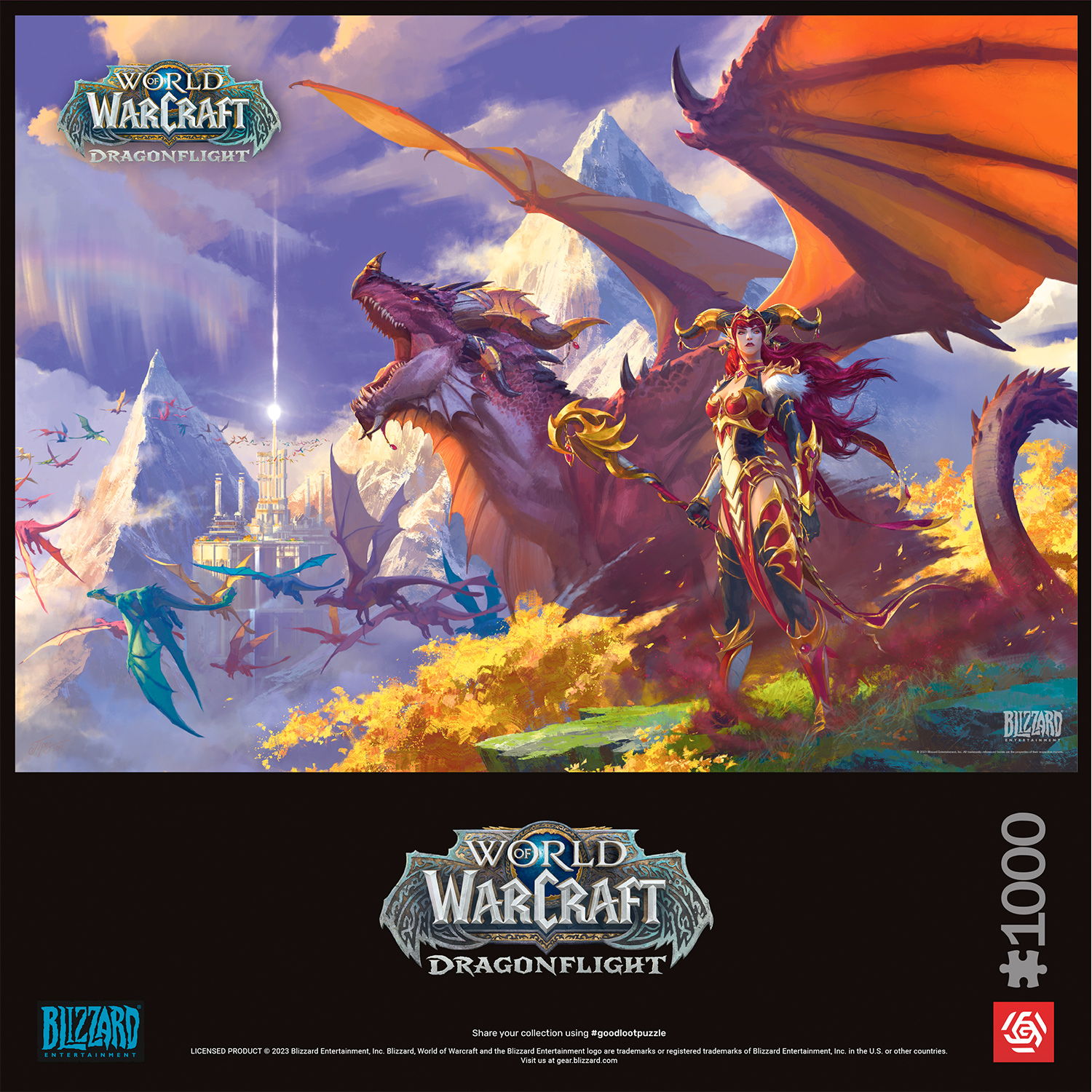 Пазл Good Loot World of Warcraft Dragonflight Alexstrasza - 1000 элементов Gaming серия - фото 9