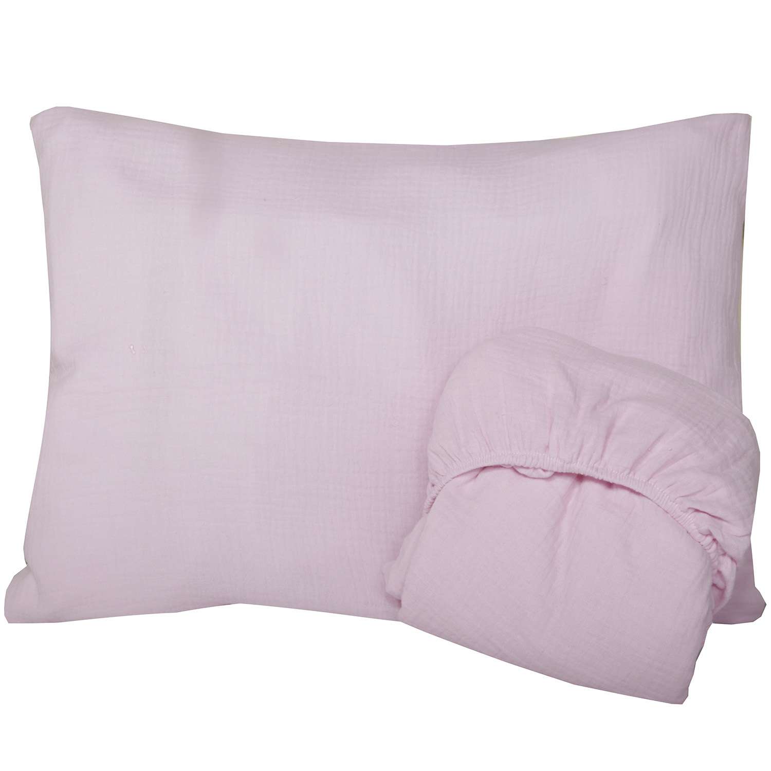 Комплект постельного белья BabyEdel 2 предмета Розовый 10058 - фото 1