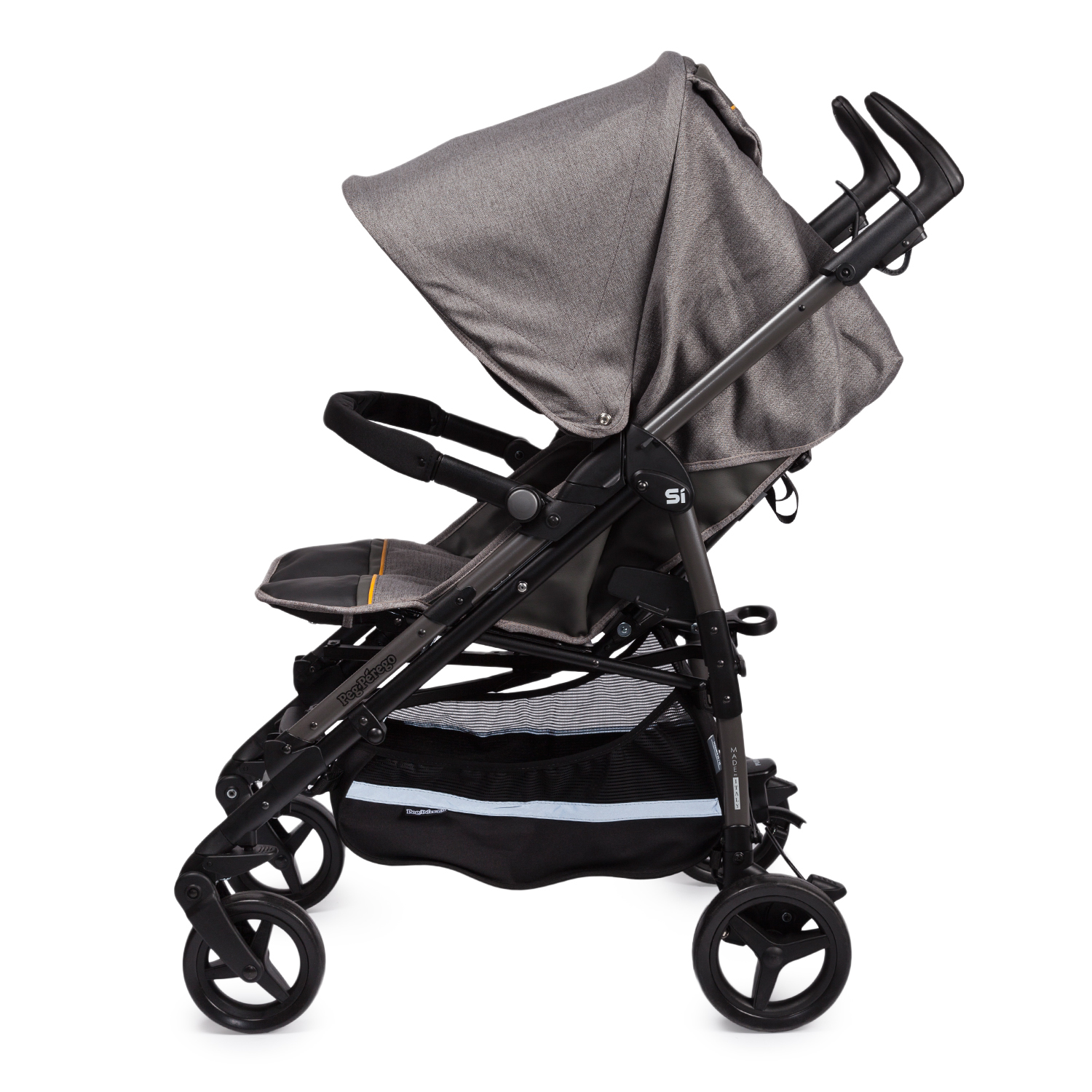 Коляска прогулочная Peg-Perego Si Completo Luxe Grey - фото 3