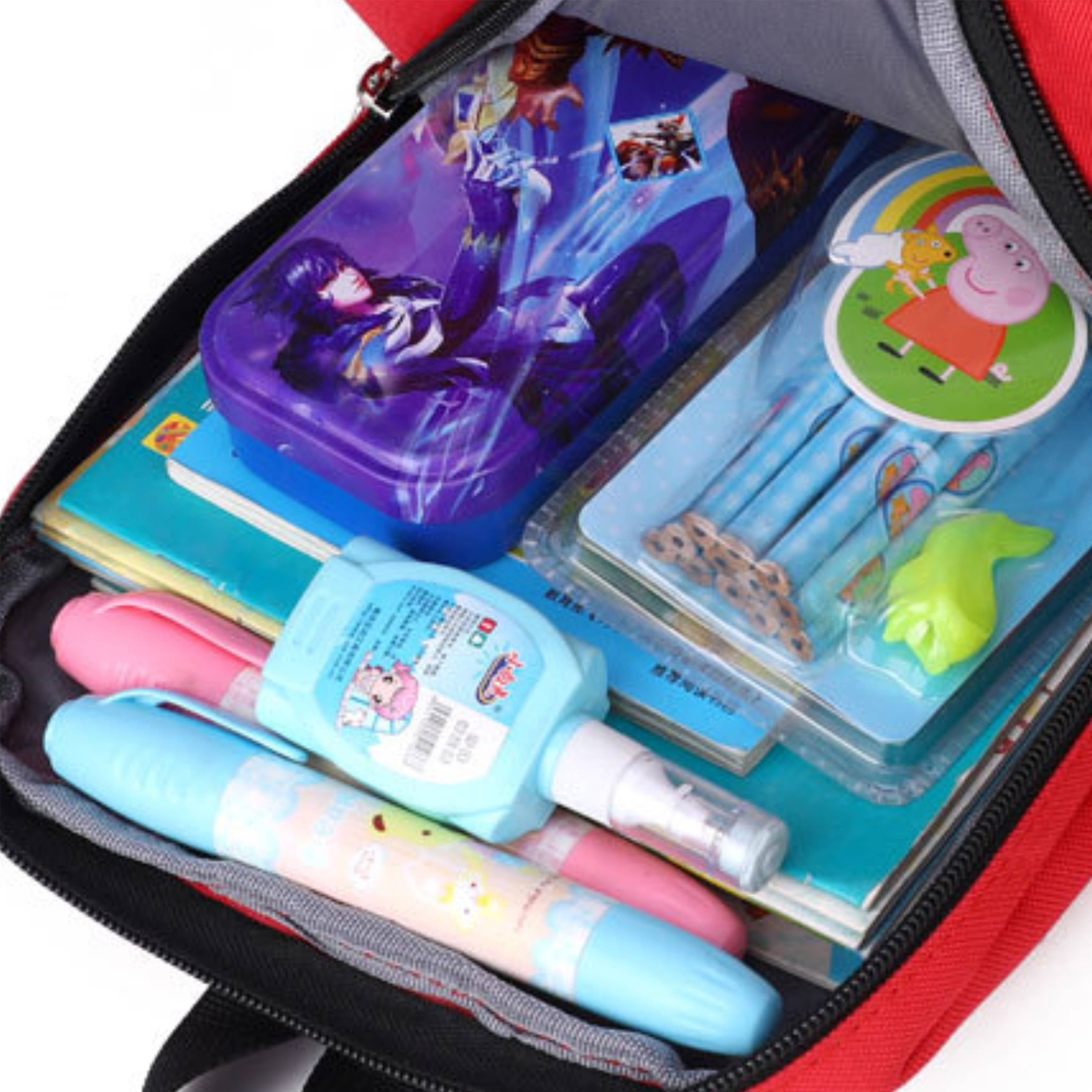 Детский школьный рюкзак SHARKTOYS анатомическая спинка два отделения - фото 3