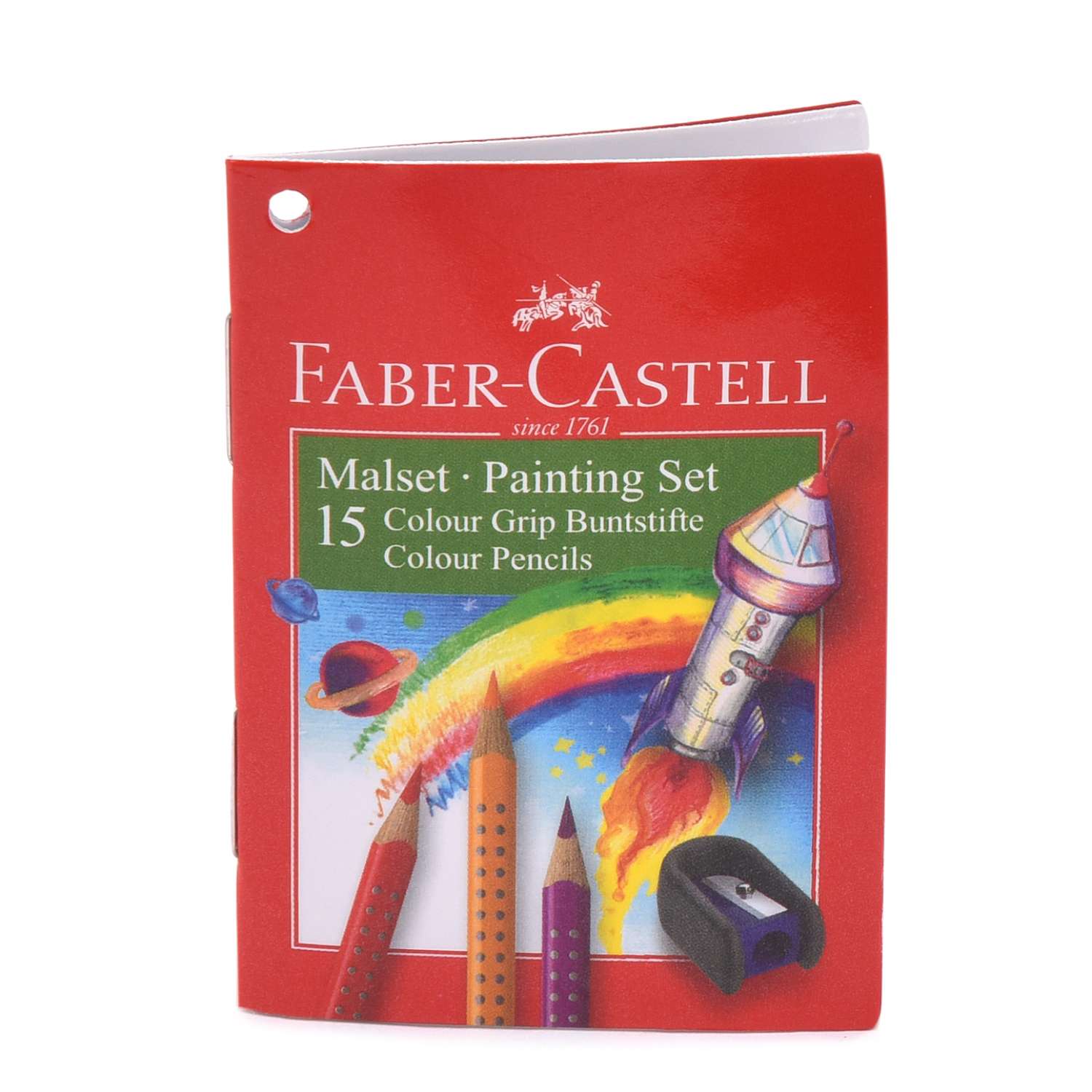Цветные карандаши Faber Castell Grip в пласт. тубе Ракета 15 шт. - фото 5