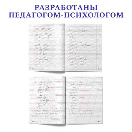 Прописи Проф-Пресс Советские 32 стр. Набор из 2 шт. Пишем буквы и слова+пишем слова и предложения