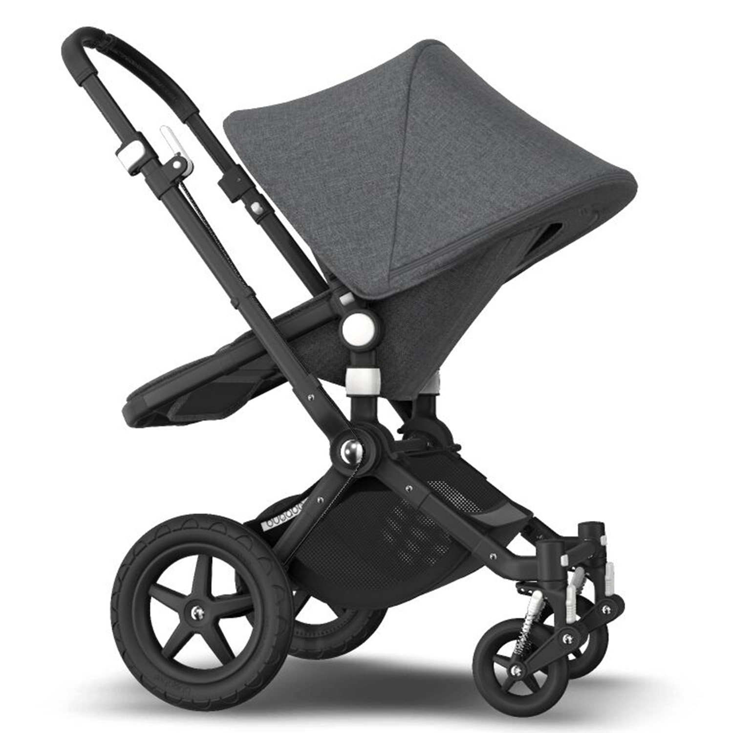 Коляска 2в1 Bugaboo Cameleon3 Plus Complete Black-Grey Melange 239165GM01 - фото 4