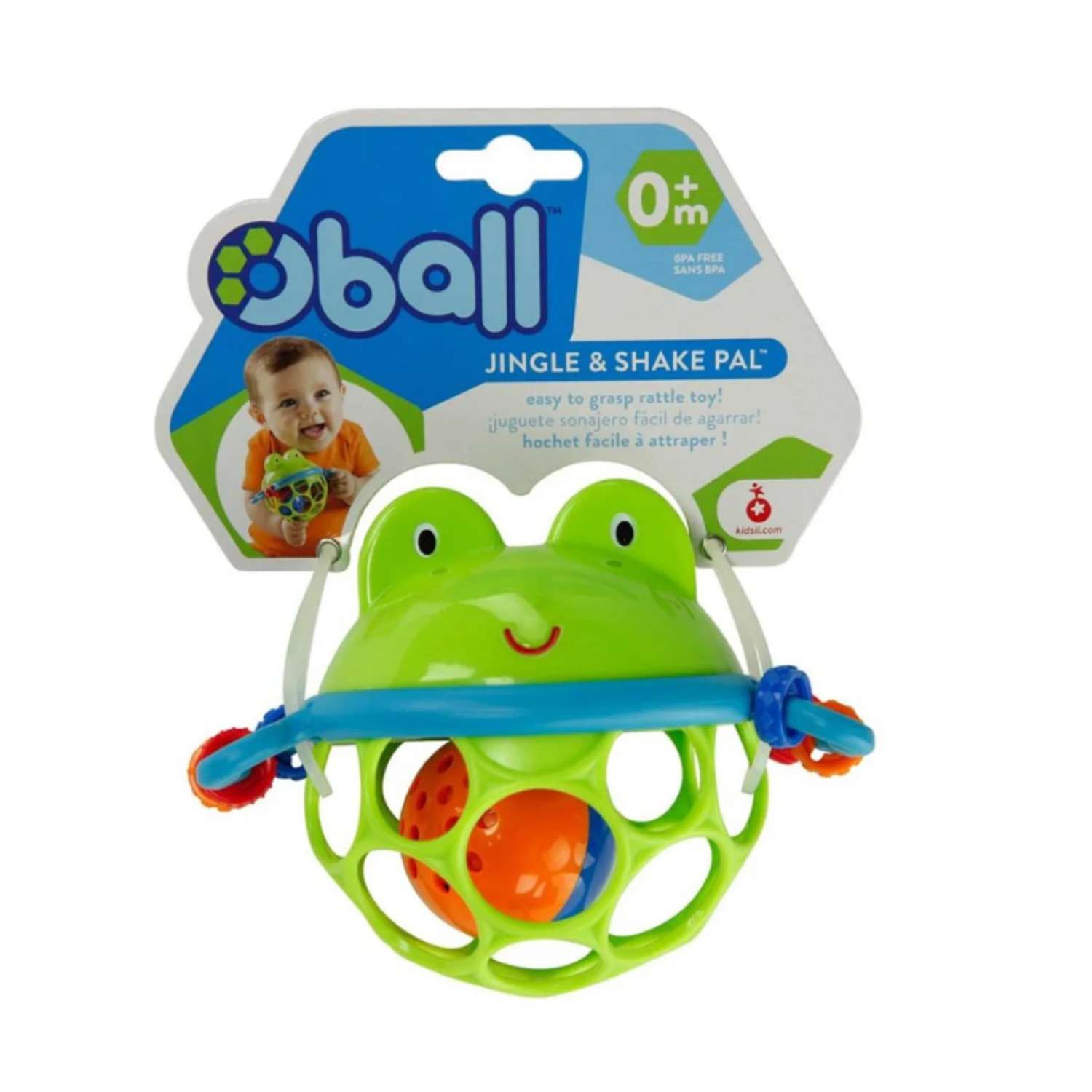 Развивающая игрушка-мяч Oball Лягушонок 10063_1 - фото 1