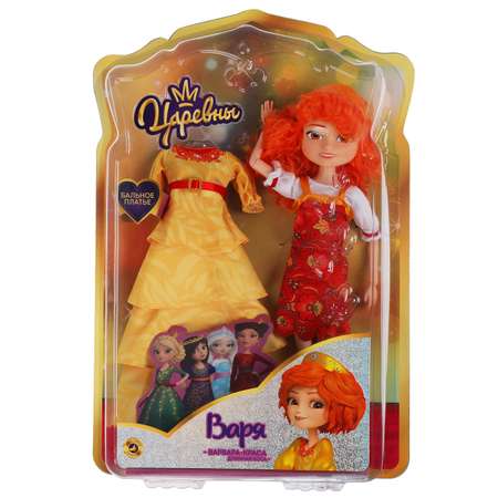 Кукла Карапуз Царевны Варвара 29 см в комплекте бальное платье