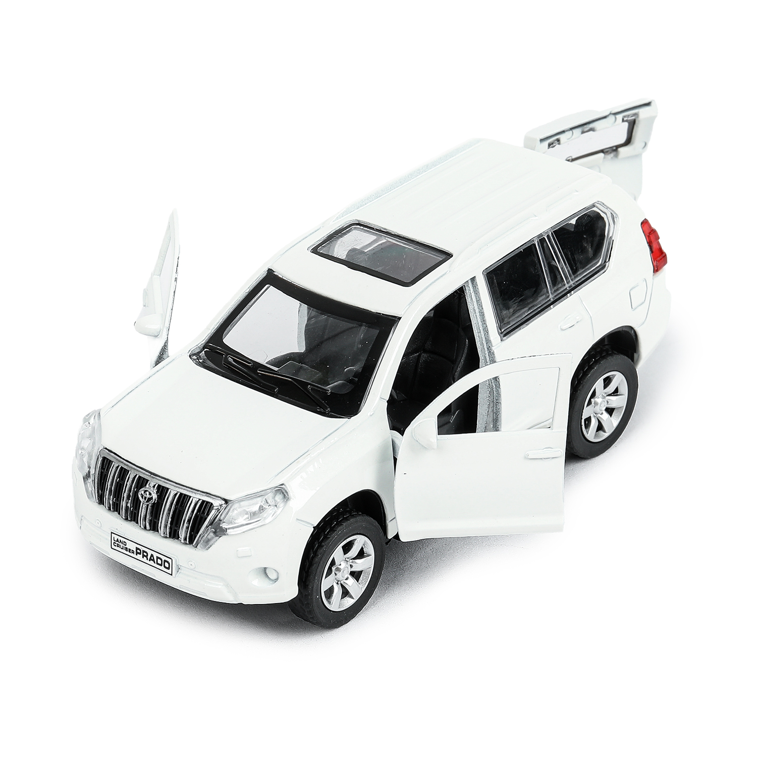 Автомобиль Технопарк Toyota Prado белый 278445 - фото 8