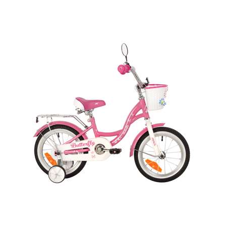 Велосипед 14 розовый NOVATRACK BUTTERFLY