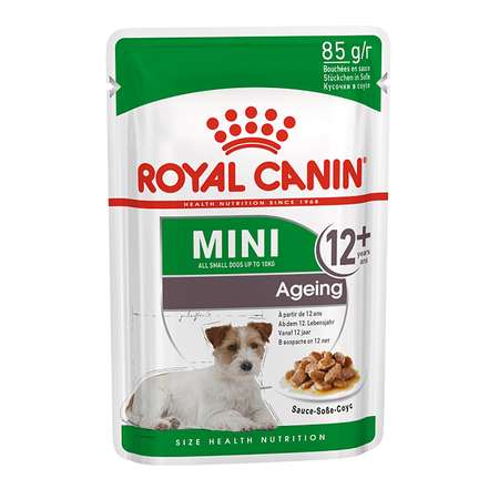 Корм для пожилых собак ROYAL CANIN малых пород соус пауч 85г