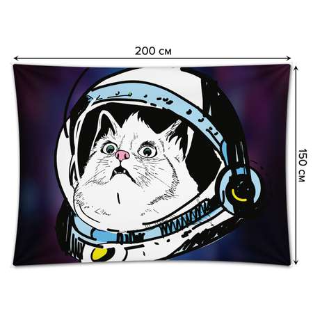 Фотопанно/ постер на стену JoyArty Кот в космосе