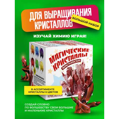 Набор для опытов ВИСМА вырасти сам Магические кристаллы большой набор