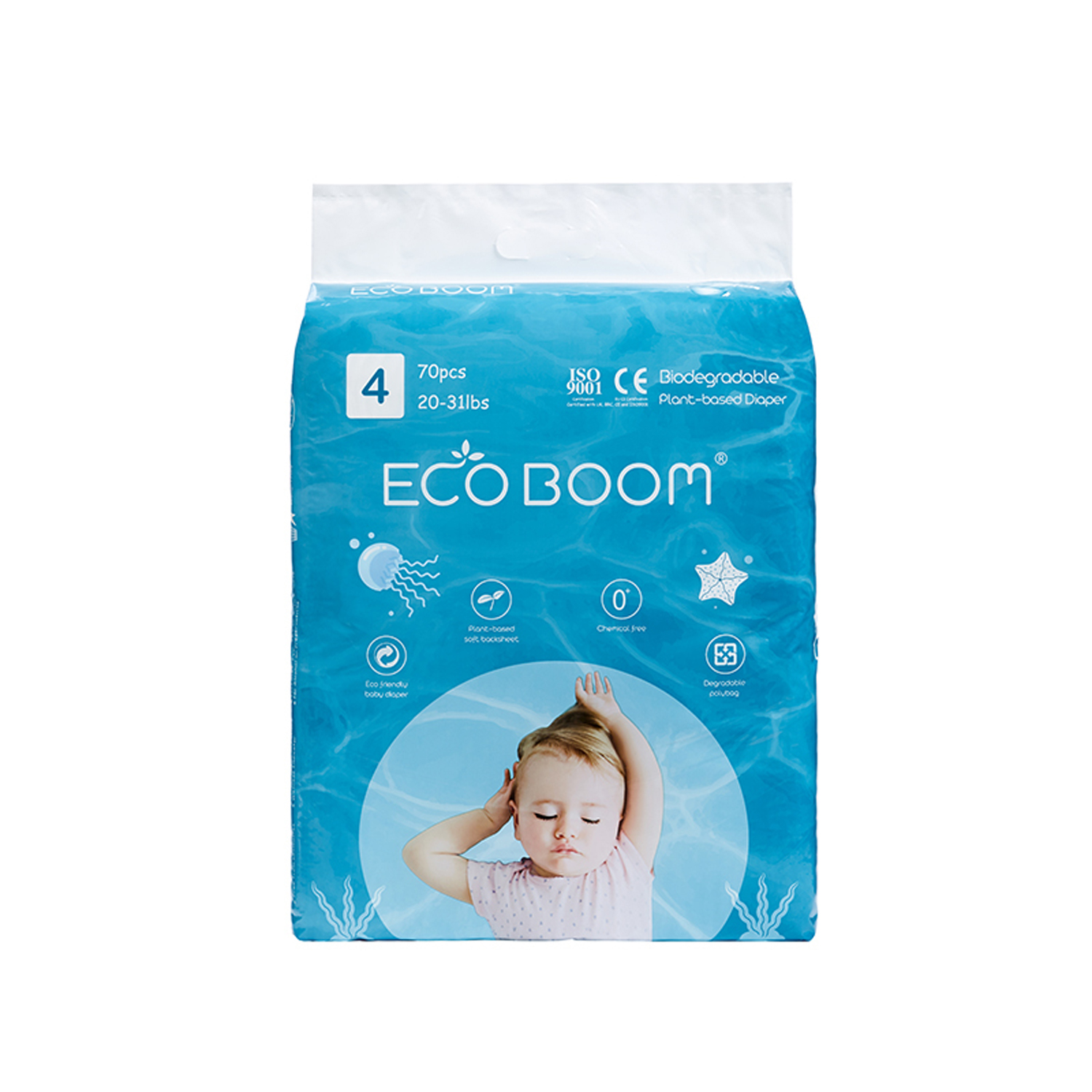 Подгузники ECO BOOM Eco 70 шт. L - фото 1