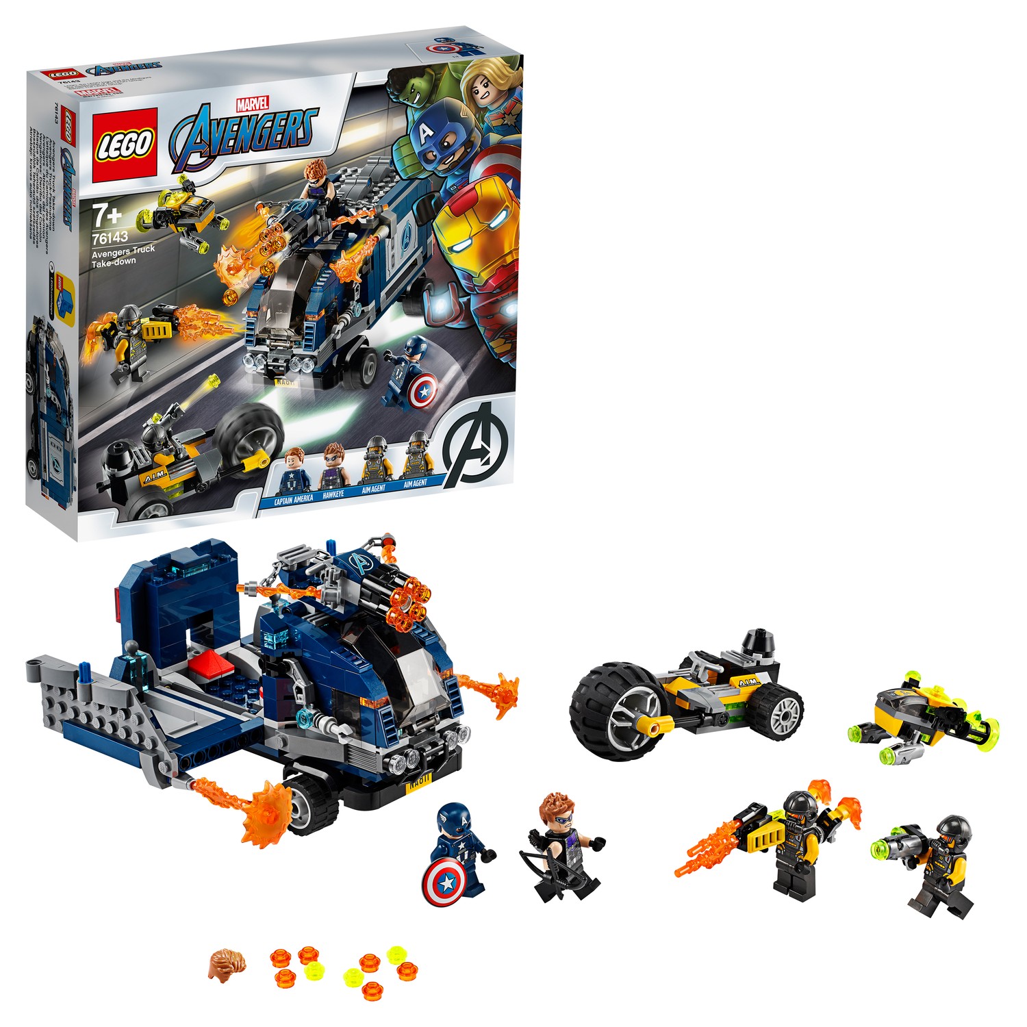 Конструктор LEGO Super Heroes Мстители Нападение на грузовик 76143