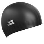 Шапочка для плавания латексная Mad Wave Solid M0565 01 0 01W Черный