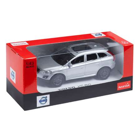 Машинка Rastar Volvo XC60 1:43 Серебристая