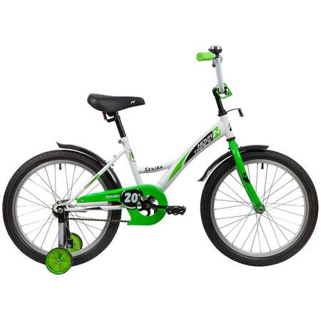 Велосипед 20STRIKE NOVATRACK белый-зелёный