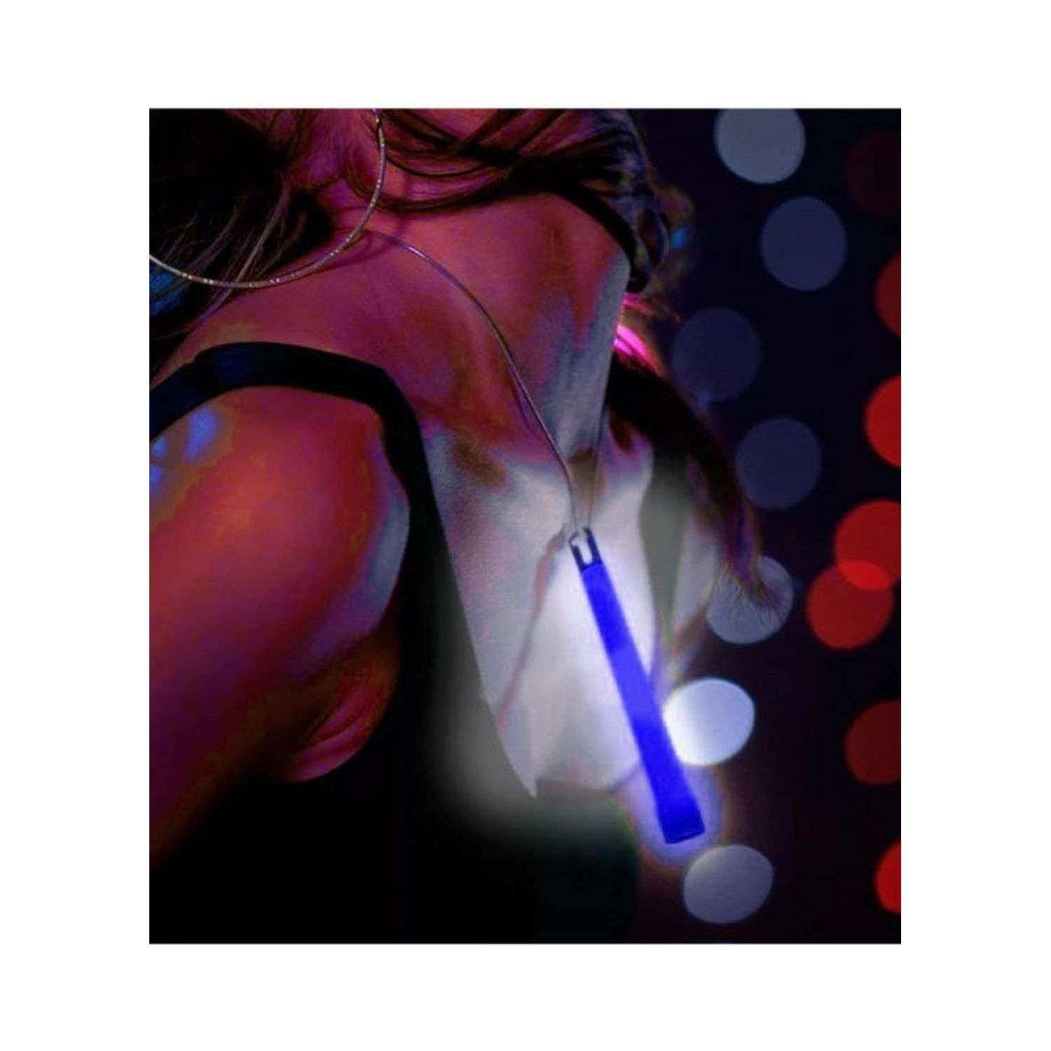 Кулон Uniglodis Светящийся Glow Stick 4 см синий 05405237 - фото 3