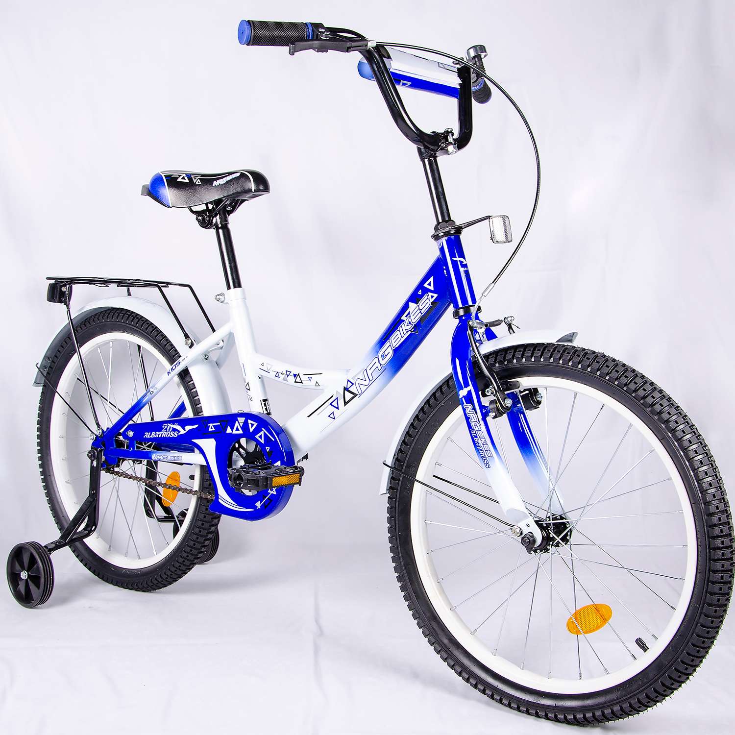 Велосипед NRG BIKES ALBATROSS white-blue - фото 2