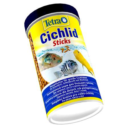 Корм для рыб Tetra Cichlid Sticks всех видов цихлид в палочках 500мл