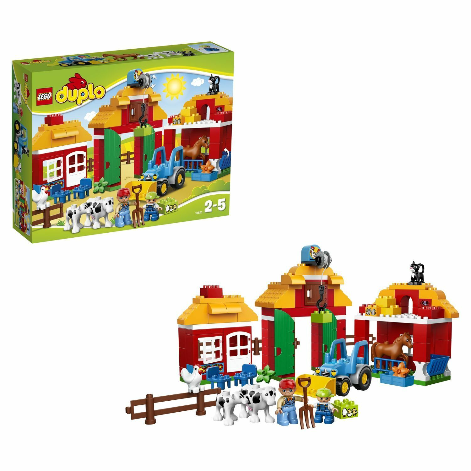 Конструктор LEGO DUPLO Town Большая ферма (10525) купить по цене 2679 ₽ в  интернет-магазине Детский мир