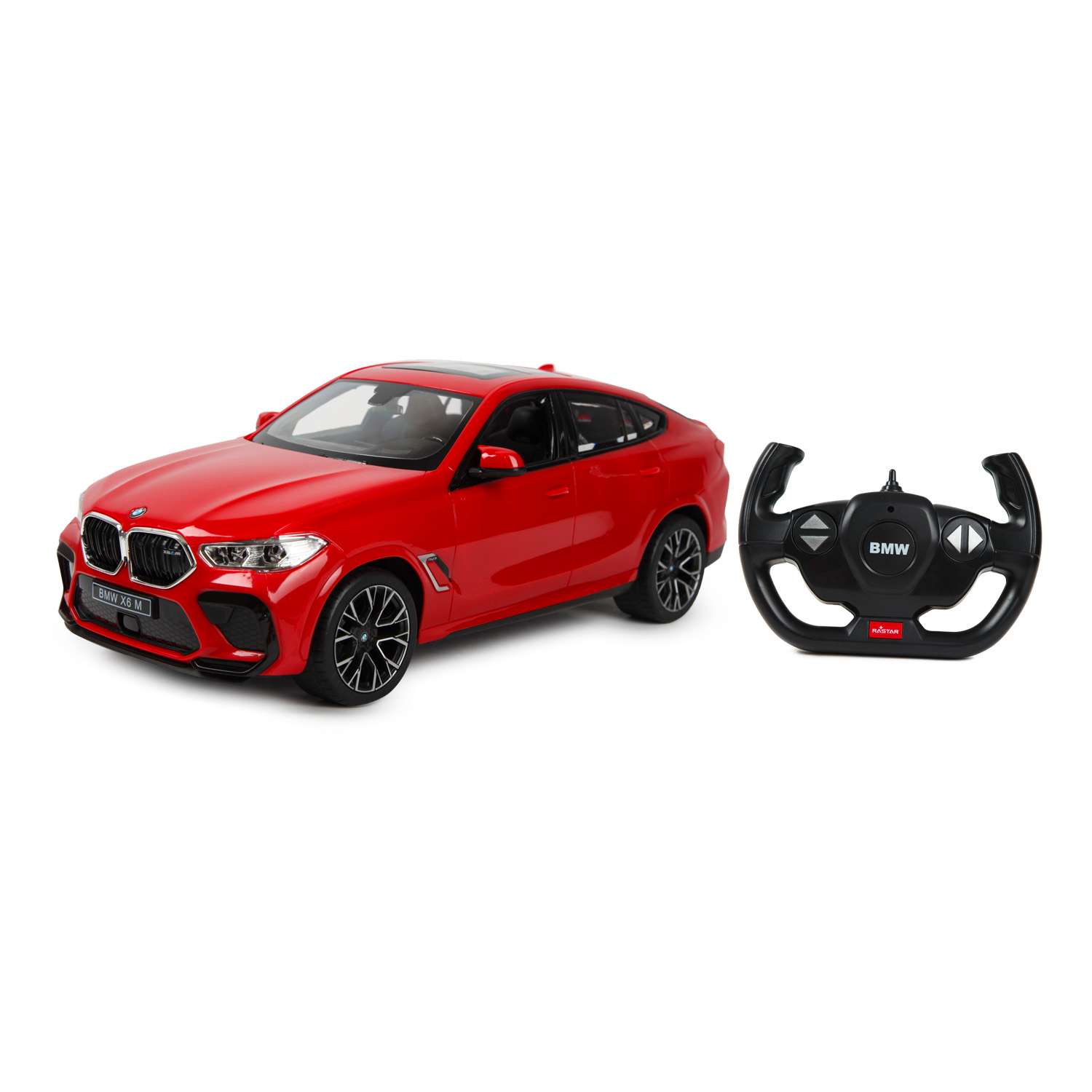 Машина Р/У Rastar 1:14 BMW X6 M Красная 99200 - фото 1