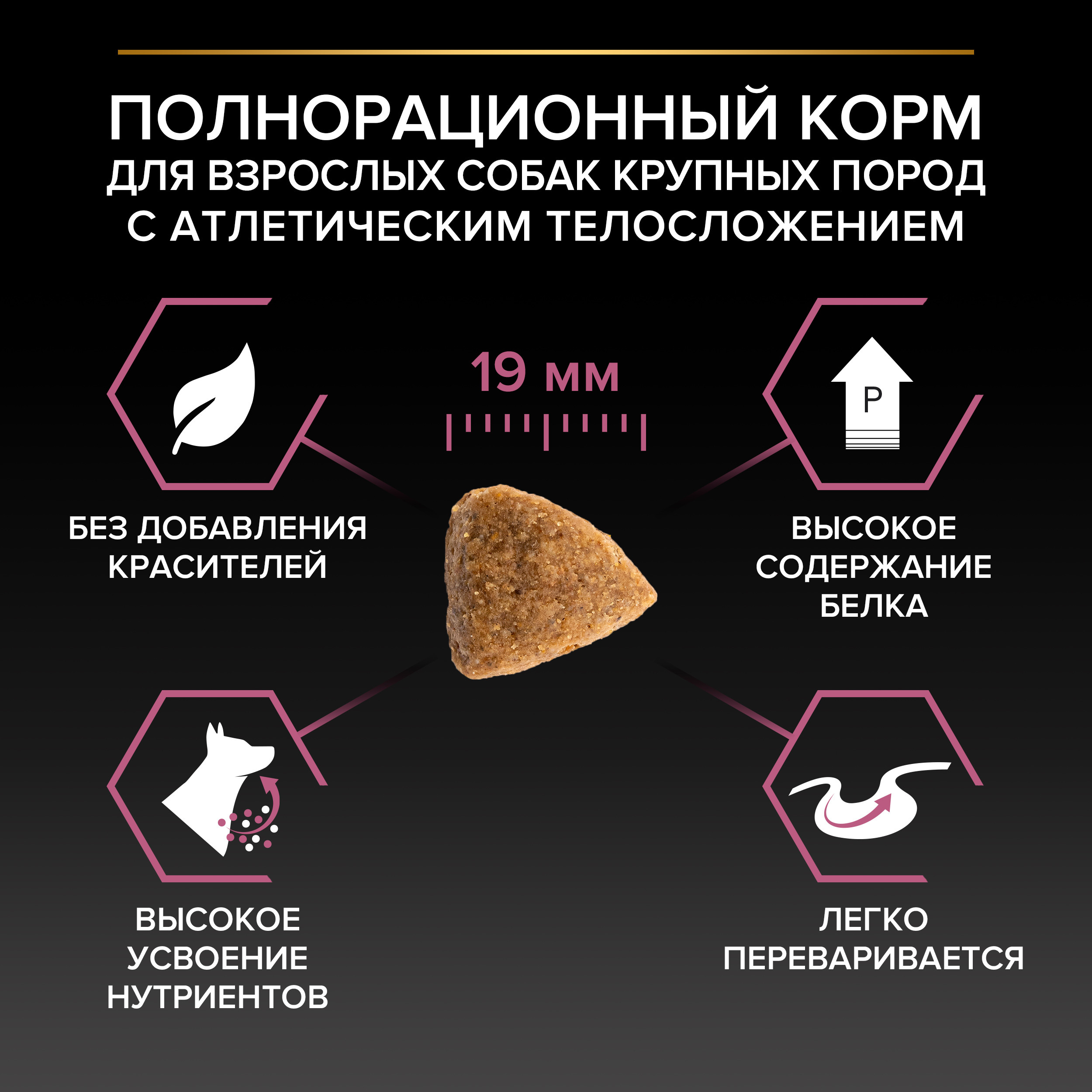 Корм для собак PRO PLAN крупных пород с атлетическим телосложением с чувствительной кожей с комплексом Optiderma лосось с рисом 14кг - фото 7