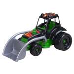 Трактор игрушечный Zarrin Toys Farm 2 с грейдером зеленый